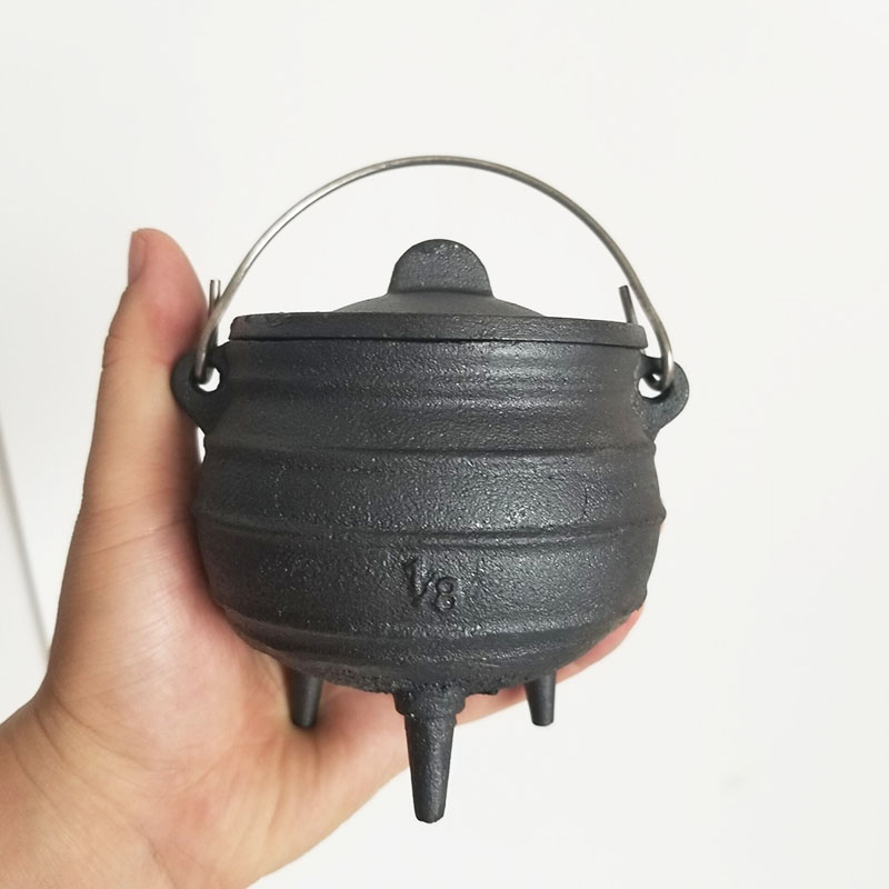 وسط 1/8 #   مرجل من الحديد الز - مراجعة Cast Iron Tetsubin وسعره