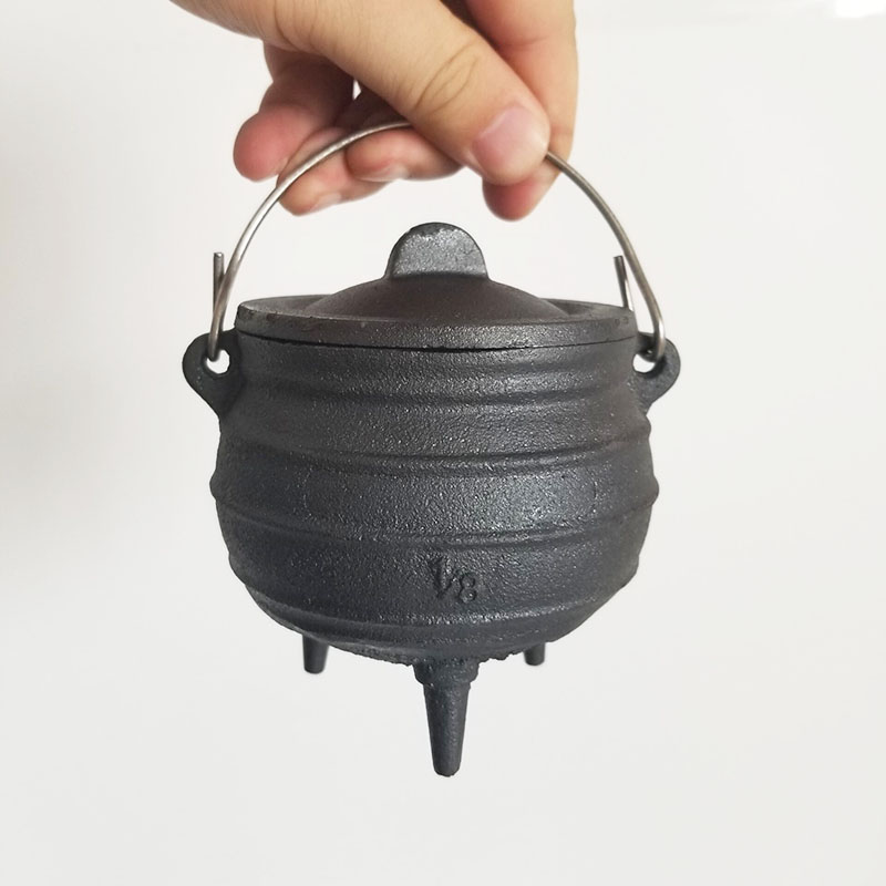 وسط 1/8 #   مرجل من الحديد الز - مراجعة Cast Iron Tetsubin وسعره