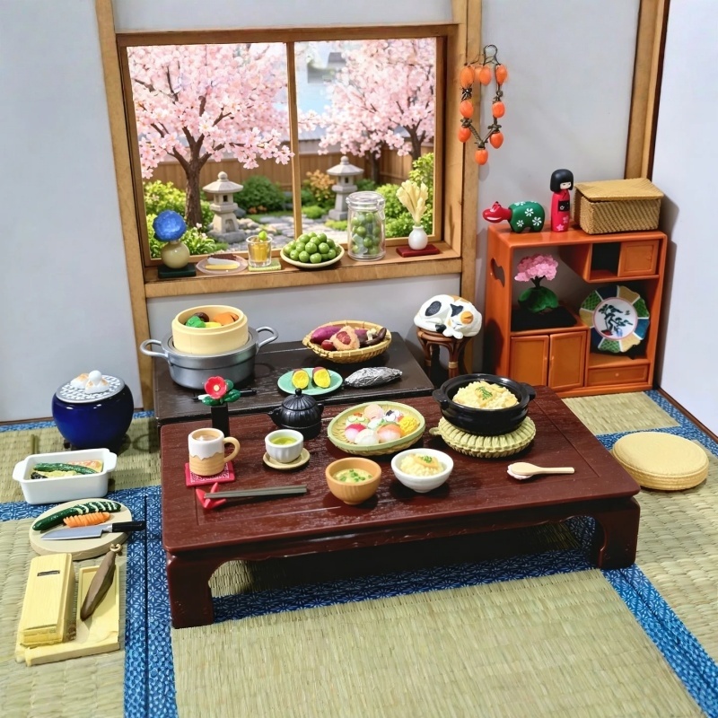 متوفر في المخزون أصلي RE-MENT  - مراجعة Japanese Food Lifestyle وسعره